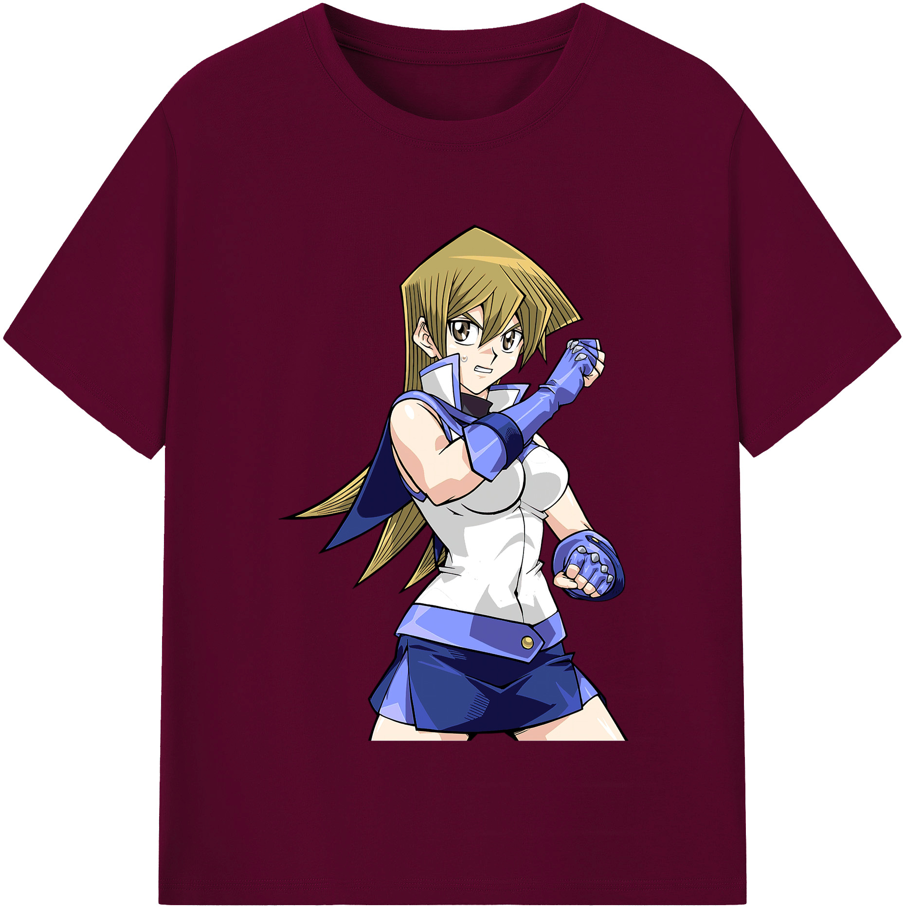 （画像用） 遊☆戯☆王 Yu-Gi-Oh! レディースカジュアルプリントTシャツ（綿100％）
